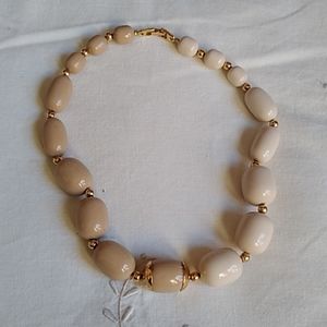 60's Napier Two Toned Tan Necklace